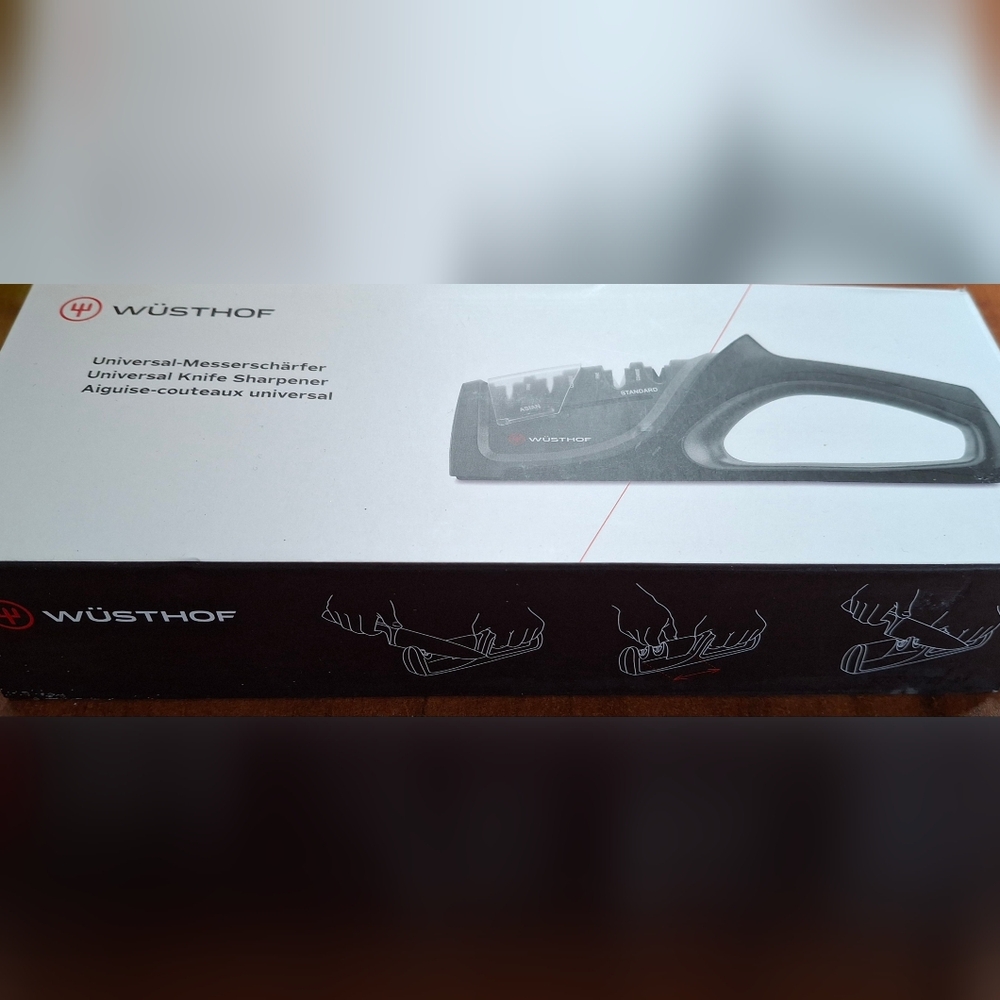 WÜSTHOF Universal Hand-Held Knife Sharpener - Gray/Black - Picture 2 of 10
